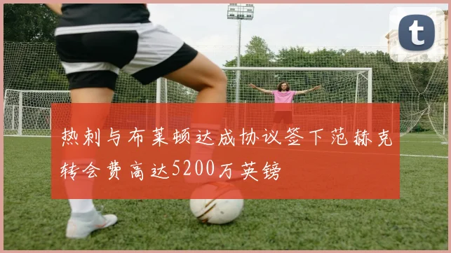 热刺与布莱顿达成协议签下范赫克转会费高达5200万英镑